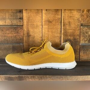 Rieker Yellow Sneakers Modern Knit Design